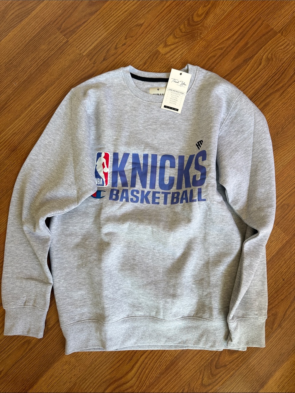 Knicks Basketball Crewneck Sweatshirt - Gray
